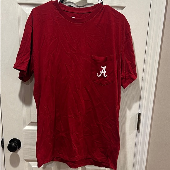 Drake Other - Men’s Drake Red T-Shirt with Pocket Alabama Roll Tide Large NWOT